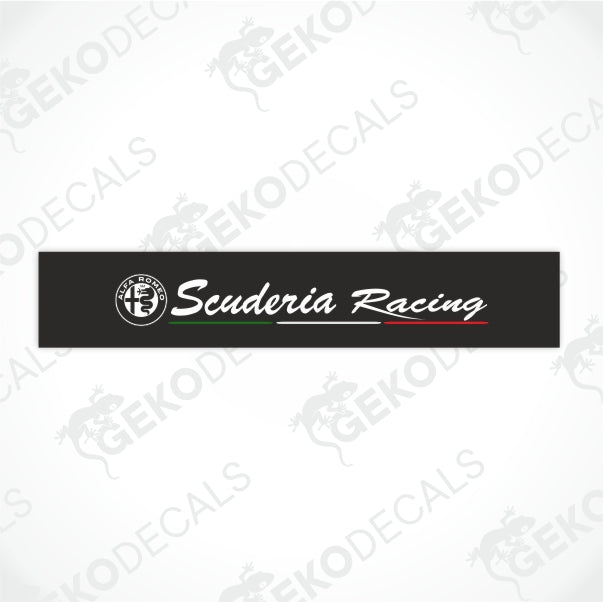 ALFA ROMEO SCUDERIA RACING SUNSTRIP