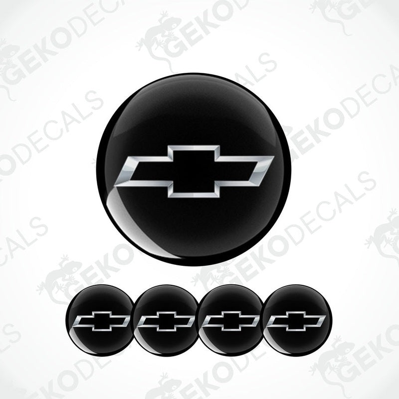 Set of vinyl decals with the polyurethane coating, including four decals with the CHEVROLET logo.